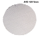 grille ventilation moderne noir maille nid d'abeille antiéblouissement aluminium opaquet fixations cachées