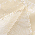 rideau douche personnalisé motifs tropicaux feuilles fleurs papillons couleurs vives polyester moderne tropical blanc