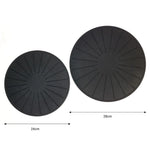 tapis silicone protège feu plaque cuisson antidérapant anti rayures facile nettoyage moderne minimaliste 24cm