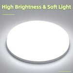 plafonnier led moderne plaque lumineuse blanche minimaliste salon maison éclairage intérieur plat