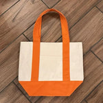 sac fourre tout toile décontracté polyvalent femme ouvert rectangulaire casual vert jaune rouge bleumarine