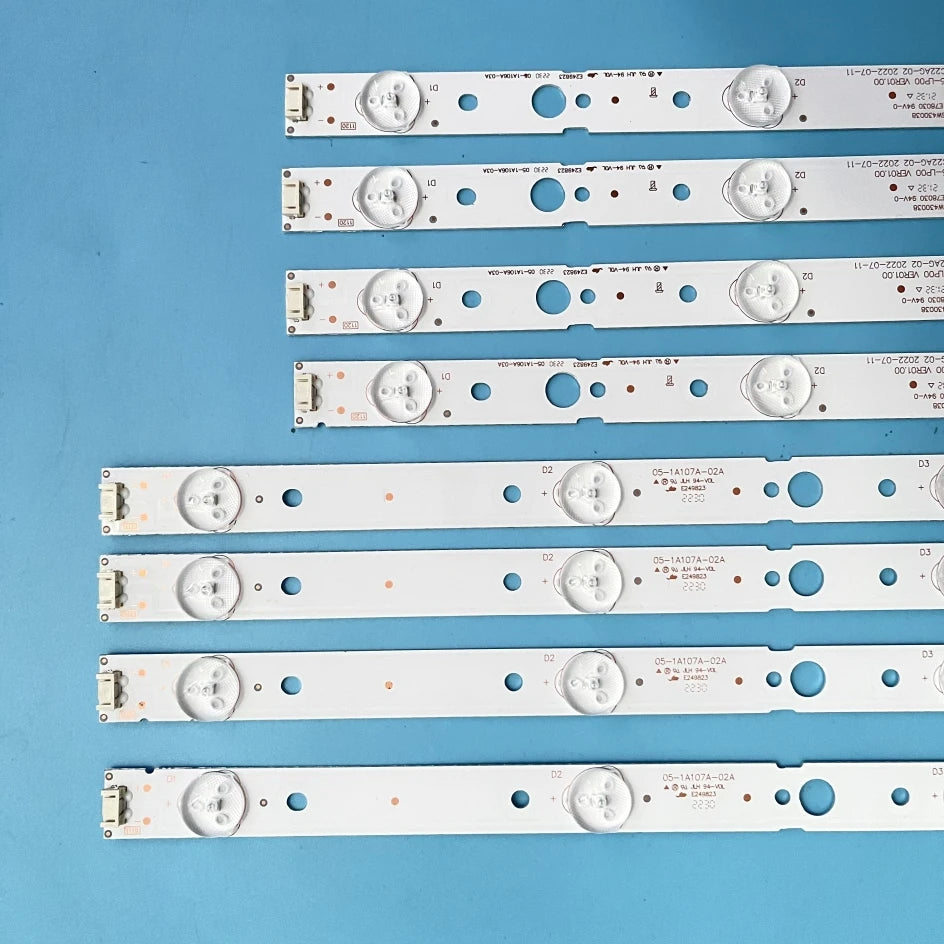 bandes lumineuses led blanc modernes 43cm puissance 3w aluminium certifiées ccc
