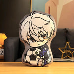 coussin anime personnages football ballons peluche lavable adulte oblong itoshi seishiro meguru