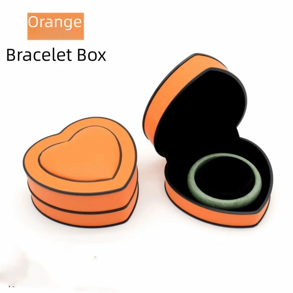 boîtes bijoux coeurs velours blanc noir rouge élégantes portables rangement cadeaux domestiques