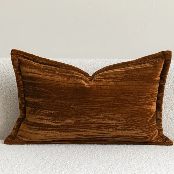 coussins marron rayures contemporains canapé chaise décoration maison 45x45cm 30x50cm remplis polyester