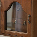 décoration murale bois rustique horloge miroir porte clés animaux plantes vintage