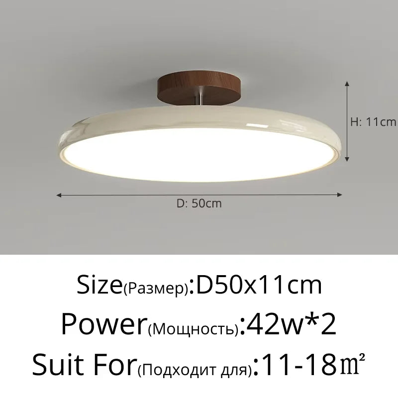 lampe led moderne minimaliste rond fer marron vert beige variable sans télécommande