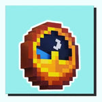 horloge murale minecraft pixelisée blocs couleurs vives décoration maison chambre salon