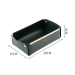 boîtes rangement cuir pliables marron gris vert modernes respectueux environnement charge lourde 60litres