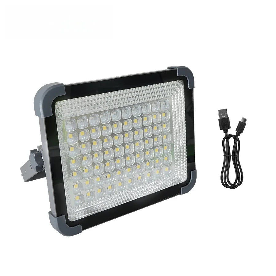 lampe solaire rechargeable ip65 moderne panneau solaire affichage numérique port usb campingurgencevacances