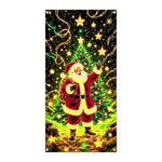 rideau lumineux festif noel motifs retro santa claus neons occlusifs festive deco exterieur
