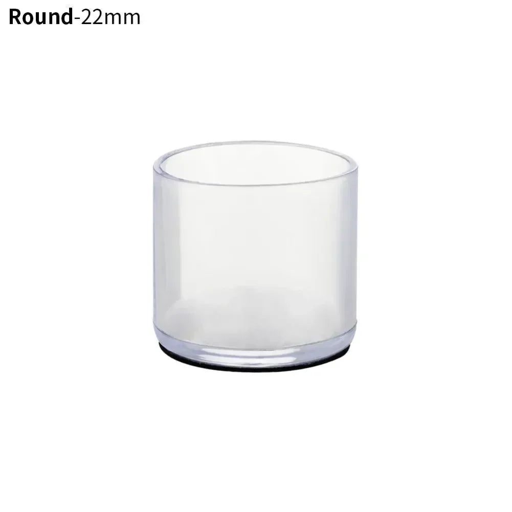 cache pieds chaise transparent adhésif moderne 16mm 19mm 22mm 25mm 30mm