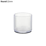 cache pieds chaise transparent adhésif moderne 16mm 19mm 22mm 25mm 30mm