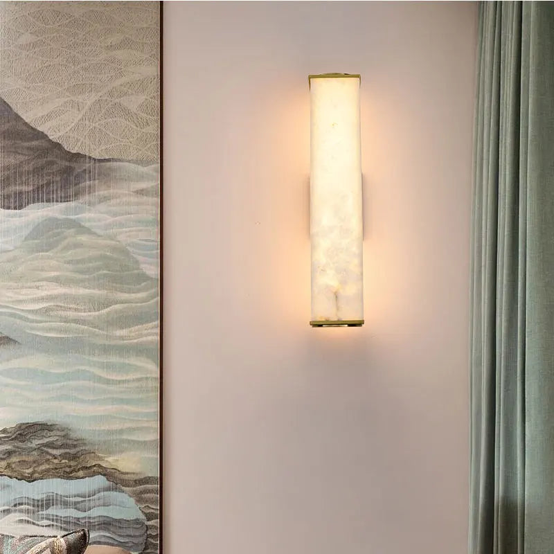 lampe murale moderne marbre blanc doré éclairage cuisine chambre entrée 249lm 260v