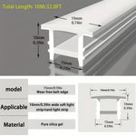couverture silicone ruban led blanc moderne adhésif doux contemporain 1000cm 100cm 200cm
