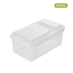 boîtes rangement fruits transparentes modernes clips poignées multifonctionnelles