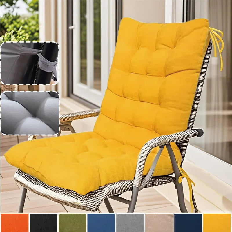 coussin chaise confortable moderne jaune gris orange bleu marine beiges épais uni boucle arrière