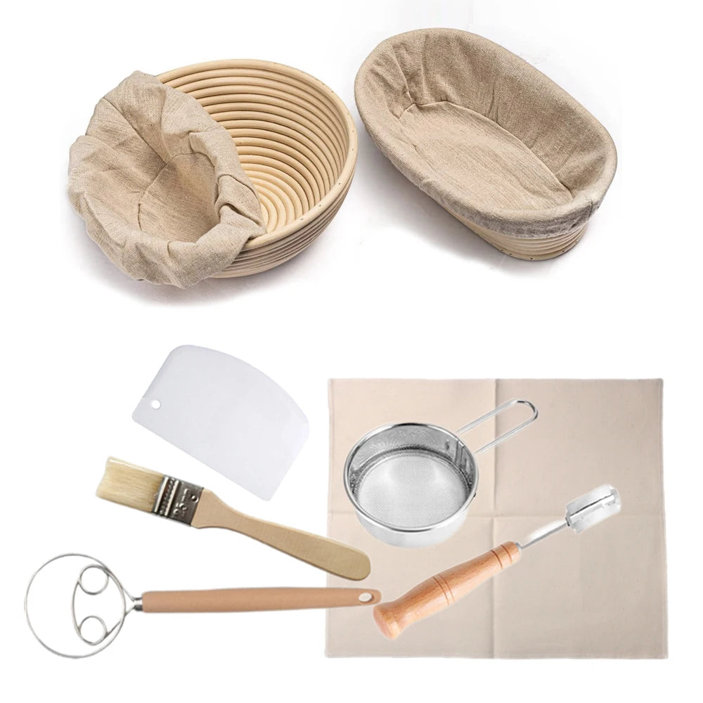panier pain rustique bords osier coton beige clair couvercle artisanal bếp