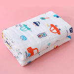 serviette bain bébé coton fruits animaux motifs blancs drap épaissi imprimé enfantin 90x70cm