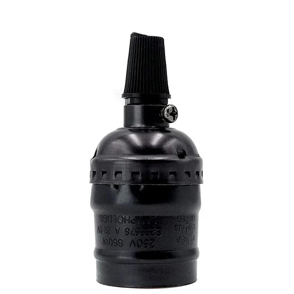 ampoule vis e27 or argent noir métal lisse vintage câble interrupteur led filament