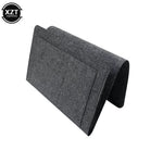 sac rangement mural gris compartiment adhésif minimaliste stockage réutilisable moderne neutre