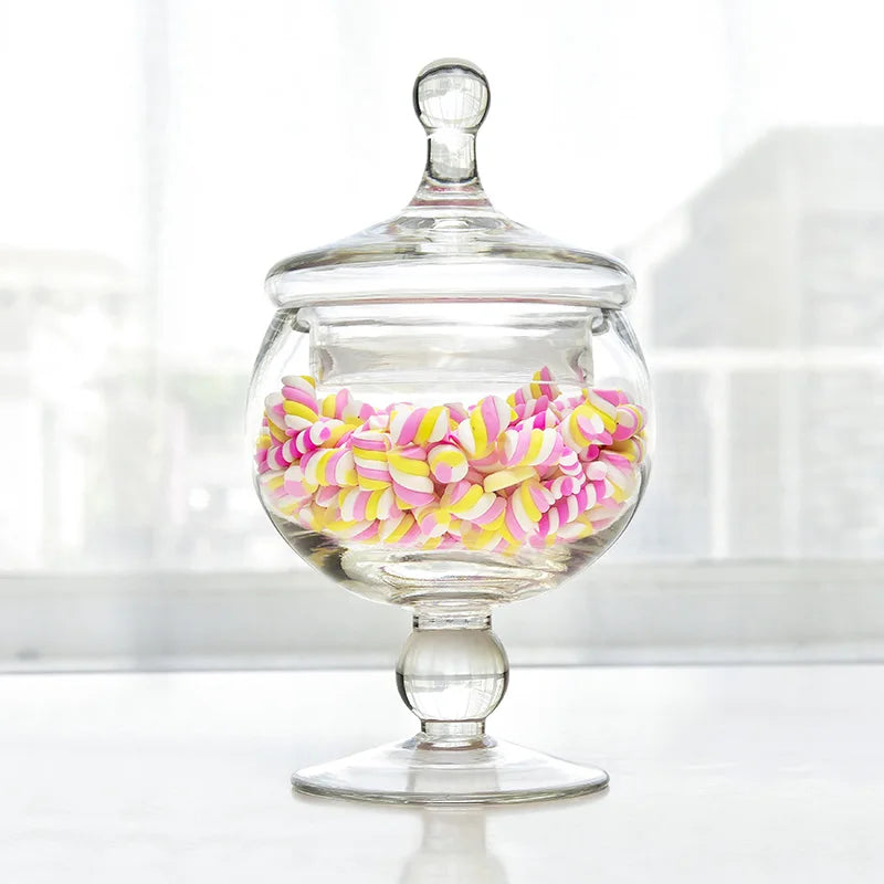 jarres bonbons transparentes classiques mariage anniversaire noël transparentes sans motif