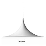 suspension lumineuse pendentif moderne noir blanc ampoule e27 métal certification flux luminescent