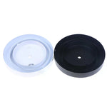 supports ronds blancs noirs vis fixation moderne objets suspension mur