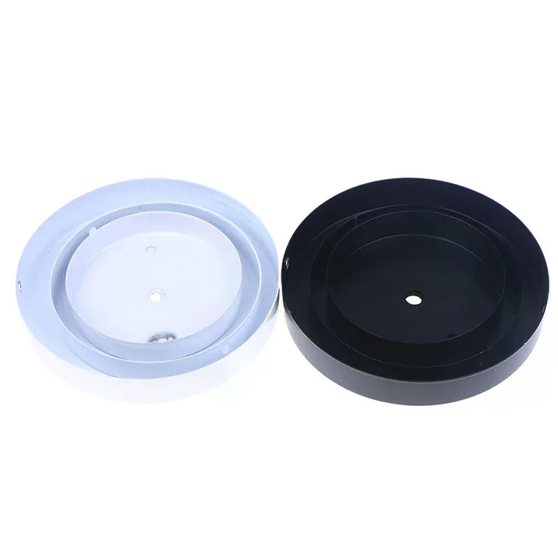 supports ronds blancs noirs vis fixation moderne objets suspension mur
