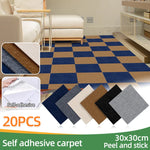 tapis auto adhésifs carreaux géométriques 30x30cm polyester moderne imperméable intérieur salon cuisine salle bain