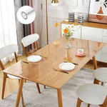 nappe table transparente pvc imperméable résistante chaleur salle manger