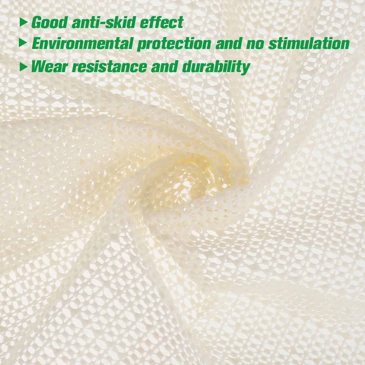 tapis anti dérapant sous couche imperméable texture maillée adhésif beige clair sol dur utilitaire