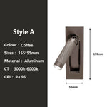 lampe table pliable moderne fixée mur noir or gris texture tissée éclairage quotidien led