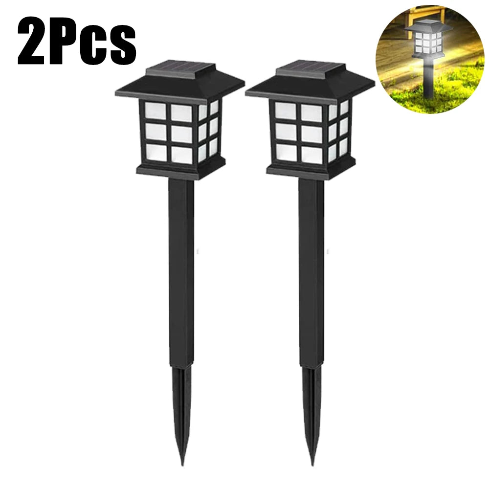 lumière solaire led moderne noire carré blanc ip65 extérieure jardin patio allée urgence