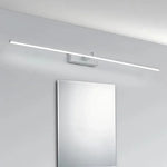 lampe miroir moderne noir blanc led mur 40cm 60cm 80cm 100cm