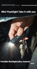 lampe torche rechargeable 5w noir intense modes clips modernes