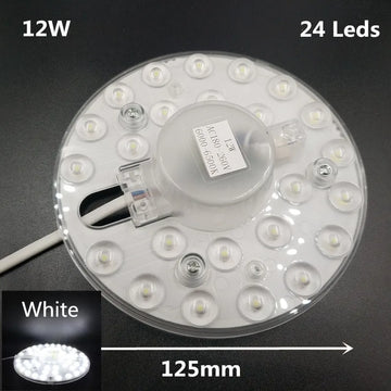 lampe led 12w 18w 24w blanc moderne adhésif adaptateur électrique cable