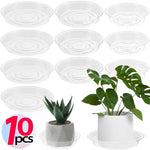 plateau drainage fleurs transparent rond gravé moderne rangement déchets maison jardin