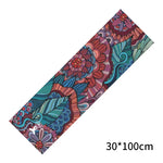 serviette yoga rose bleu mandala motifs floraux moderne 100cm matériaux fibre superfine
