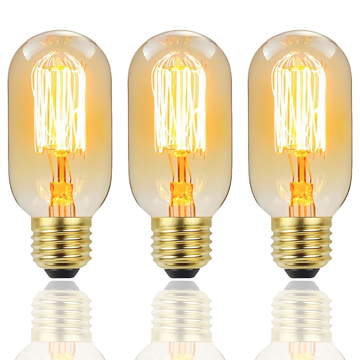 ampoule led filament transparente dorée vintage e27 45mm 115mm 249lm 10000h