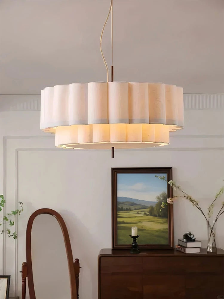 suspension lumineuse moderne blanc rayures horizontales opacité pince lampe câble électrique 90 260V 249
