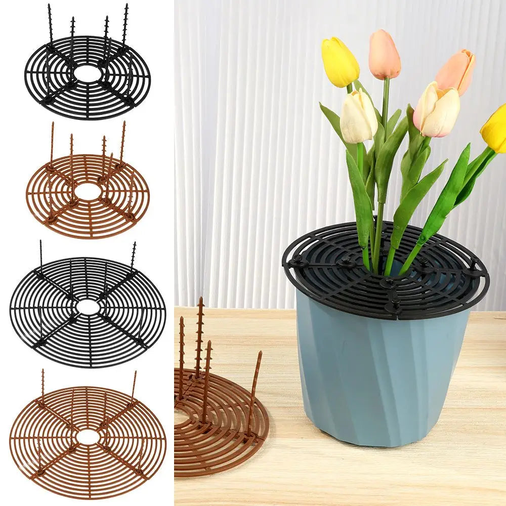 grille drainage pot fleur noir marron clair 19cm 30cm rond rectangle easy install strong