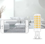 Ampoule LED G9 18W blanc chaud 3000K carrés dorés moderne 50000h