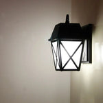 lampe murale classique croix blanches couleur noir murale flux lumineux 249 source led chambre