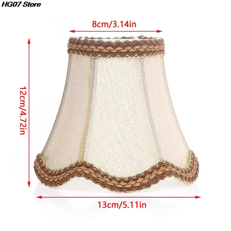 abat jour classique brodé rouge blanc beige dentelle opacité