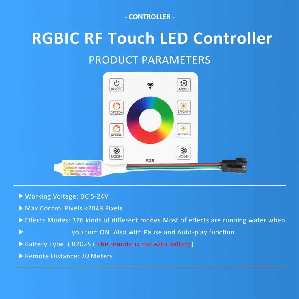 Ruban led 60 diodes rgb adhésif contrôle rf moderne chevaux multicolore