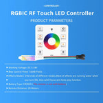 Ruban led 60 diodes rgb adhésif contrôle rf moderne chevaux multicolore