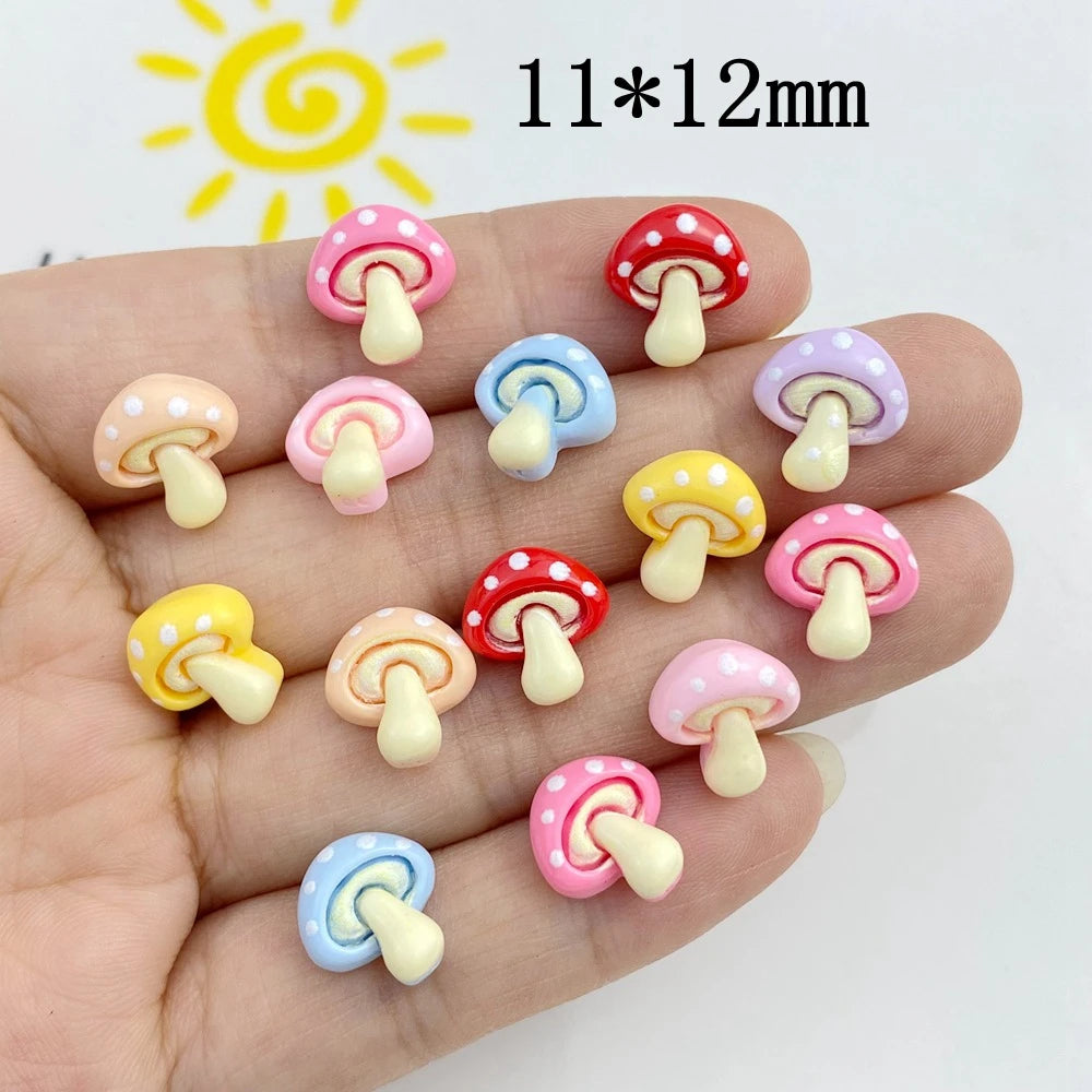 boutons manchette résine rouge rose jaune bleu clair points blancs décoratifs enfantins 14+