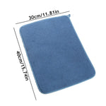 tapis séchage moderne matériau polyester rectangle 30x40cm absorbant antidérapant respectueux environnement