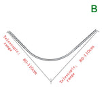 barre douche télescopique rideau moderne fixations adhésives vis set douche pommeau flexible argenté